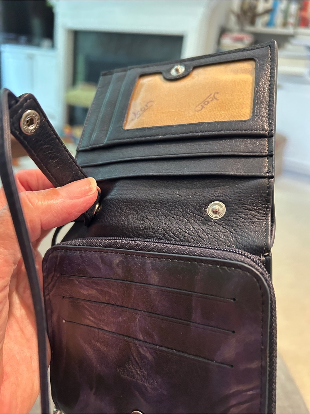 Leather JCON Los Angeles Crossbody Purse/ Wallet - Picture 7 of 10